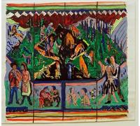 PMEFGJDPE Dipinti Famosi Stampa Tela Poster Artistico Poster la vida de Ernst Ludwig Kirchner per L'arredamento Della Camera da Letto 60x90cm