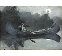 PMEFGJDPE Dipinti Famosi Stampa Tela Poster Artistico Poster Mi odio hacia él pareció haber tomado repentinamente alas por Howard Pyle per L'arredamento Della Camera da Letto 60x90cm