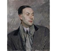 PMEFGJDPE Dipinti Famosi Stampa Tela Poster Artistico Poster Retrato de estudio de Paul Morand Jacques Emile Blanche per L'arredamento Della Camera da Letto 60x90cm