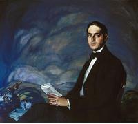PMEFGJDPE Dipinti Famosi Stampa Tela Poster Artistico Poster Retrato de Gregorio Magno por Ignacio Zuloaga per L'arredamento Della Camera da Letto 60x90cm
