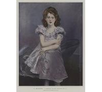 PMEFGJDPE Dipinti Famosi Stampa Tela Poster Artistico Poster Retrato de Mademoiselle Beatrice De por Giovann per L'arredamento Della Camera da Letto 60x90cm