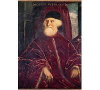 PMEFGJDPE Dipinti Famosi Stampa Tela Poster Artistico Poster Retrato del procurador Jacopo Soranzo por Jacopo Robusti Tintoretto per L'arredamento Della Camera da Letto 60x90cm