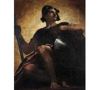 PMEFGJDPE Dipinti Famosi Stampa Tela Poster Artistico Poster Uriel de pie bajo el sol de Washington Allston per L'arredamento Della Camera da Letto 60x90cm