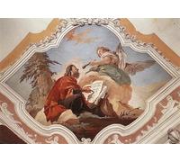 PMEFGJDPE Famoso Arte Stampa Tela Stampa di Immagini Tela el profeta Isaías de Battista Tiepolo per la Decorazione Della Parete 60x90cm