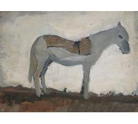 PMEFGJDPE Famoso Arte Stampa Tela Stampa di Immagini Tela Esel Um de Paula Modersohn Becker per la Decorazione Della Parete 60x90cm