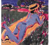 PMEFGJDPE Famoso Arte Stampa Tela Stampa di Immagini Tela Grupo de árboles de Ernst Ludwig Kirchner per la Decorazione Della Parete 60x90cm