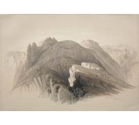 PMEFGJDPE Famoso Arte Stampa Tela Stampa di Immagini Tela Guebil Hor. Monte Hor de David Roberts per la Decorazione Della Parete 60x90cm