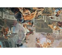 PMEFGJDPE Famoso Arte Stampa Tela Stampa di Immagini Tela la Entrada de San Ignacio en el Paraíso de Andrea Pozzo per la Decorazione Della Parete 60x90cm