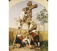 PMEFGJDPE Famoso Arte su Tela Pittura Astratta decorando el Santuario por Gustave Brion per Decorazioni per la Casa 60x90cm