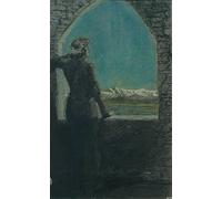 PMEFGJDPE Famoso Arte su Tela Pittura Astratta envuelto mirando a lo lejos desde un viejo muro de Max Beckmann per Decorazioni per la Casa 60x90cm