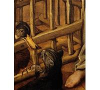 PMEFGJDPE Famoso Arte su Tela Pittura Astratta Leda con el cisne de Jacopo Robusti Tintoretto per Decorazioni per la Casa 60x90cm