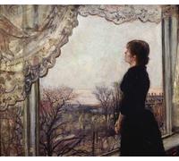 PMEFGJDPE Famoso Arte su Tela Pittura Astratta Oda Krohg de Christian Krohg per Decorazioni per la Casa 60x90cm