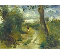 PMEFGJDPE Famoso Arte su Tela Pittura Astratta Paisaje entre tormentas de Pierre Auguste Renoir per Decorazioni per la Casa 60x90cm