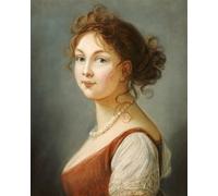 PMEFGJDPE Famoso Arte su Tela Pittura Astratta Retrato de Luisa Reina de Prusia por Elisabeth Louise Vigee Lebrun per Decorazioni per la Casa 60x90cm