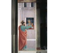 PMEFGJDPE Famoso Arte su Tela Pittura Astratta San Pablo visitando a San Pedro en la cárcel de Filippino Lippi per Decorazioni per la Casa 60x90cm