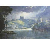 PMEFGJDPE Famoso Poster Murale Poster Parete Quadri Castillo de WindsorRobert Fowler per la Decorazione Domestica dell'ufficio 60x90cm