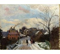 PMEFGJDPE Famoso Poster Murale Poster Parete Quadri Colina superior de Norwood por Camille Jacob Pissarro per la Decorazione Domestica dell'ufficio 60x90cm