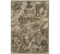 PMEFGJDPE Famoso Poster Murale Poster Parete Quadri Cuatro ángeles vengadores del Éufrates de Albrecht Dürer per la Decorazione Domestica dell'ufficio 60x90cm