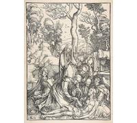PMEFGJDPE Famoso Poster Murale Poster Parete Quadri el Lamento de la Gran Pasión de Albrecht Dürer per la Decorazione Domestica dell'ufficio 60x90cm