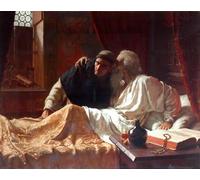 PMEFGJDPE Famoso Poster Murale Poster Parete Quadri El secreto de Edmund Blair Leighton per la Decorazione Domestica dell'ufficio 60x90cm