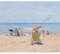 PMEFGJDPE Famoso Poster Murale Poster Parete Quadri Playa de Tamarama por Elioth Gruner per la Decorazione Domestica dell'ufficio 60x90cm