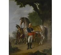 PMEFGJDPE Famoso Poster Murale Poster Parete Quadri Retrato del general Marie Servan De Gerbey por Louis Lafitte per la Decorazione Domestica dell'ufficio 60x90cm