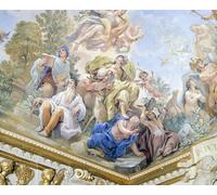 PMEFGJDPE Famoso Stampa Pittura Arte Murale Della Pittura Detalle de prudencia del ciclo de frescos en el Salón de los espejos por artista famoso per L'arredamento del Soggiorno 60x90cm
