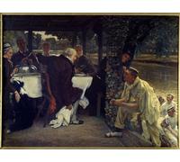 PMEFGJDPE Famoso Stampa Pittura Arte Murale Della Pittura El regreso del hijo pródigo de Jacques per L'arredamento del Soggiorno 60x90cm