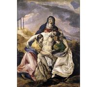 PMEFGJDPE Famoso Stampa Pittura Arte Murale Della Pittura La Piedad de El Greco per L'arredamento del Soggiorno 60x90cm