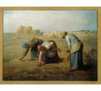 PMEFGJDPE Famoso Stampa Pittura Arte Murale Della Pittura La pintura de las espigadoras de Jean Francois Millets per L'arredamento del Soggiorno 60x90cm