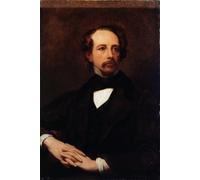 PMEFGJDPE Famoso Stampa Pittura Arte Murale Della Pittura Retrato de Charles Dickens por Ary Scheffer per L'arredamento del Soggiorno 60x90cm