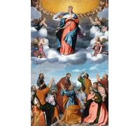 PMEFGJDPE Famoso Stampa Tela Poster Artistico Poster Asunción de la Virgen de Battista Moroni per L'arredamento Della Camera da Letto 60x90cm