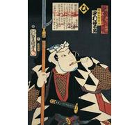 PMEFGJDPE Famoso Stampa Tela Poster Artistico Poster Primer plano de un actor de kabuki fumando en pipa de Utagawa Kunisada per L'arredamento Della Camera da Letto 60x90cm