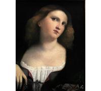 PMEFGJDPE Famoso Stampa Tela Poster Artistico Poster Retrato de mujer de Palma Il Vecchio per L'arredamento Della Camera da Letto 60x90cm
