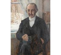 PMEFGJDPE Famoso Stampa Tela Poster Artistico Poster Retrato del poeta Zacharias Topelius Albert Gustaf Aristides Edelfelt per L'arredamento Della Camera da Letto 60x90cm