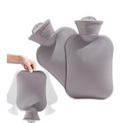 PMELCXD 1 Borsa Acqua Calda Classica in Gomma capacità 500ml Borsa dell'Acqua Calda per Notte, Dolore cervicale e per Il Freddo con