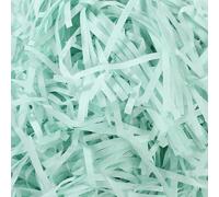 PMELCXD Carta Velina Tagliuzzata, 200g Shred Carta Velina,Paglia Per Bomboniere,Raffia Cestino Per Regali Di Riempimento,Riempimento Regalo Imballaggio Decorazione Forniture Per Feste,blu verde