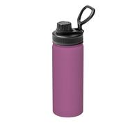 Pmhmer Borraccia termica sportiva in tinta unita, colore rosso uva, 510 ml, leggera e a prova di perdite, adatta per viaggi di fitness all'aperto, semplice ed elegante.