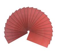 PMIQSA Carta Abrasiva 24 Pezzi, 230x93mm Carta Vetrata in Grane 60/80/100/120/180/320 Sandpaper, per la Lucidatura Fine di Legno, Metallo Resine e Plastica