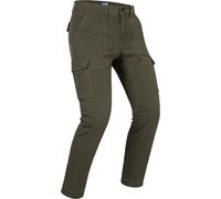 PMJ Aviator Jeans da moto, verde, taglia 44 per maschi