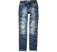 PMJ Florida Jeans da moto donna, blu, Taglia 29