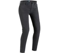 PMJ Santiago Jeans da moto donna, grigio, Taglia 32