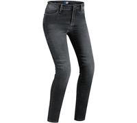PMJ Skinny Jeans da moto donna, Lavaggio nero, Taglia 28