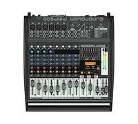 Behringer EUROPOWER PMP500 Mixer amplificato a 12 canali da 500 Watt con processore Klark Teknik Multi-FX, compressori, sistema di rilevamento feedback FBQ e opzione wireless