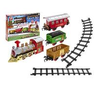 PMS Treno di Natale multicolore con suono e luce, 1 set, taglia unica
