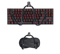 Pmsanzay Confezione da 2 supporti da parete per tastiera e mouse, senza tastiera né mouse