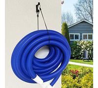 Pmsanzay Gancio per tubo da giardino in metallo resistente, supporta fino a 60 piedi 2" tubo, confezione da 1