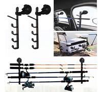 Pmsanzay Supporto per canna da pesca a ventosa per camion o barca/auto, SUV, carri e furgoni (1 paio)