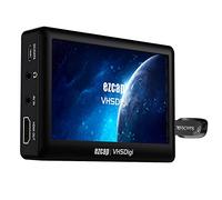 PMSUN Videoregistratori AV, Conversione da Audio Video Analogico a Digitale - Digitalizza Registra video da VHS, VCR, AV, RCA, Hi8, Camcorder, Lettori DVD ezcap180