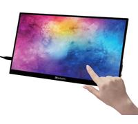 Verbatim 49593 Monitor PC 43,9 cm (17.3") 1920 x 1080 Pixel Full HD LCD Touch screen Nero
